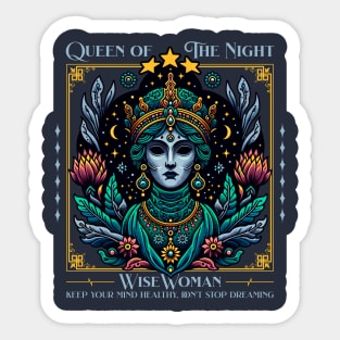 Queen of the night Sticker